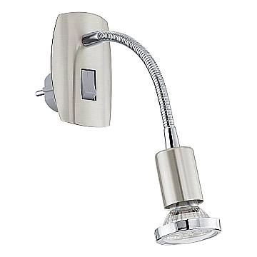 Applique Presa Moderna Mini 4 Acciaio Grigio 1 Luce Gu10 2,8 Applique Presa Moderna Mini 4 Acciaio Grigio 1 Luce Gu10 2,8