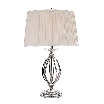 Lampada Da Scrivania Classica Aegean Acciaio Nichel Lucido 1 Luce E27