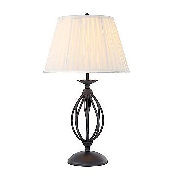 Lampada Da Scrivania Classica Artisan Acciaio Nero 1 Luce E27