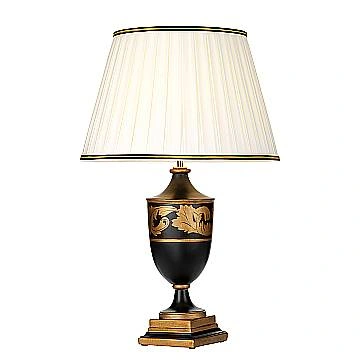 Lampada Da Scrivania Contemporanea Narbonne Legno Oro E Nero 1 Luce E27