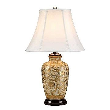 Lampada Da Scrivania Contemporanea Goldthistle Porcellana 1 Luce E27