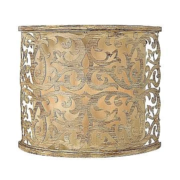 Applique Contemporanea Carabel Acciaio Champagne Spazzolato 2 Luci E14