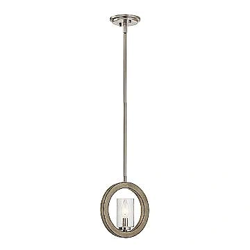 Sospensione Industrial Nordica Grand Bank Acciaio Grigio Antico Vetro 1 Luce E14