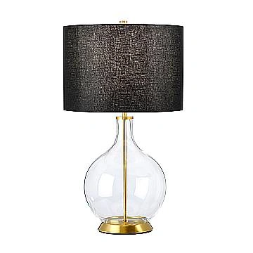 Lampada Da Scrivania Contemporanea Orb Metallo Ottone Antico 1 Luce E27