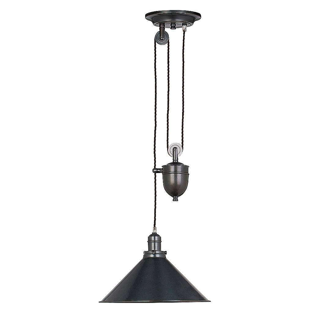 Sospensione Industrial Nordica Provence In Acciaio Bronzo Antico 1 Luce E27 PV-P-OB