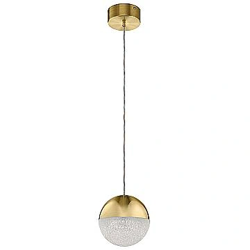 Lampadario Contemporaneo Moonlit Alluminio Oro Champagne Led 20.9W
