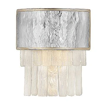 Applique Contemporanea Reverie Acciaio Oro Champagne 2 Luci E14