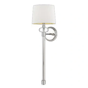 Applique Contemporanea Barbour Acciaio Nichel Lucido 1 Luce E14