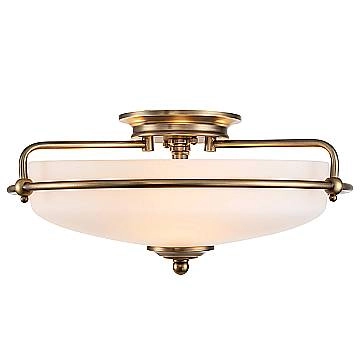 Plafoniera Contemporanea Griffin Acciaio Ottone Antico 3 Luci E27 Plafoniera Contemporanea Griffin Acciaio Ottone Antico 3 Luci E27