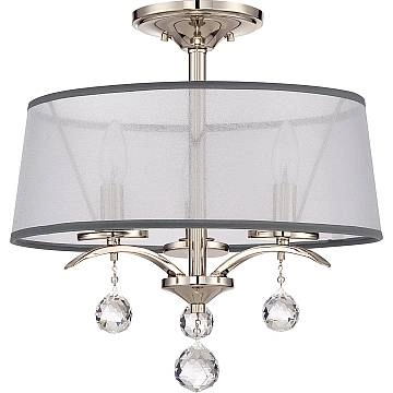 Lampadario Contemporaneo Whitney Metallo Argento Imperiale 3 Luci E14 Lampadario Contemporaneo Whitney Metallo Argento Imperiale 3 Luci E14