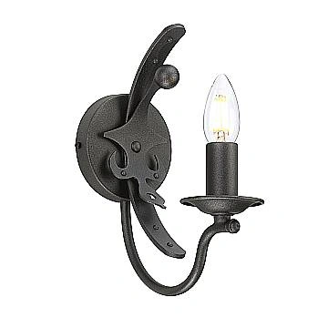 Applique Classica Windsor Acciaio Grafite 1 Luce E14