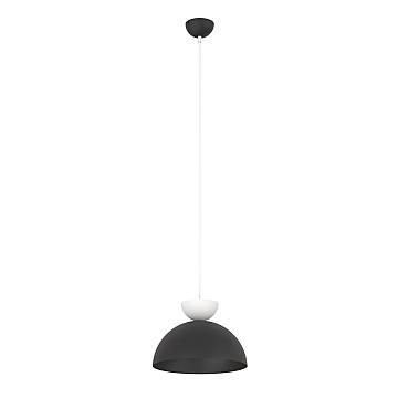 Lampadario Minimal Efesto Acciaio Nero Bianco 1 Luce Gx53 Ip20