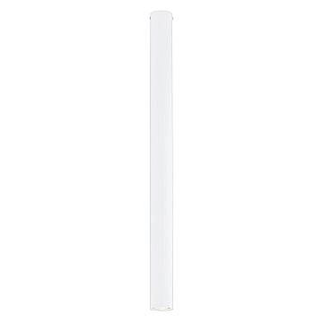 Plafoniera Moderna Faretto Mahadeva 1 Luce Acciaio Bianco 80 Cm Plafoniera Moderna Faretto Mahadeva 1 Luce Acciaio Bianco 80 Cm