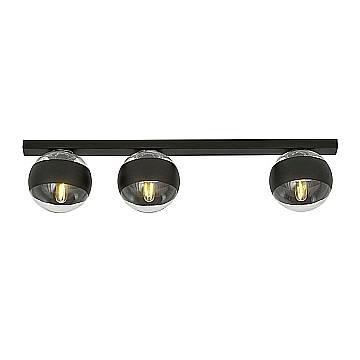 Plafoniera Moderna Giapeto Acciaio Nero 3 Luci E14 Ip20 Plafoniera Moderna Giapeto Acciaio Nero 3 Luci E14 Ip20