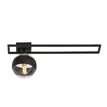 Plafoniera Moderna Perseo Acciaio Nero Mod3 1 Luce E14 Plafoniera Moderna Perseo Acciaio Nero Mod3 1 Luce E14