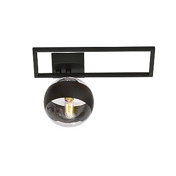 Plafoniera Moderna Perseo Acciaio Nero Mod4 1 Luce E14 Plafoniera Moderna Perseo Acciaio Nero Mod4 1 Luce E14