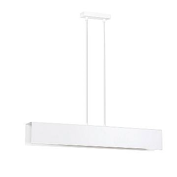 Lampadario Moderno 3 Luci Hachiman In Acciaio Bianco