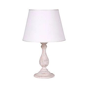 Lume In Legno Classico Oro Con Paralume 1 Luce Tordo