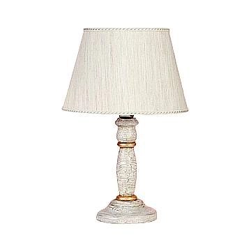 Lumetto In Legno Classico Cracchè Con Paralume 1 Luce Cincia