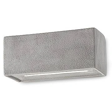 Applique Vintage Vague Vintage Ferro E Ceramica Cemento 1 Luce R7S
