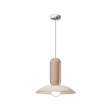 Lampadario Vintage Decò Pau Ceramica Crema E Grigio Sabbia 1 Luce E27 Lampadario Vintage Decò Pau Ceramica Crema E Grigio Sabbia 1 Luce E27