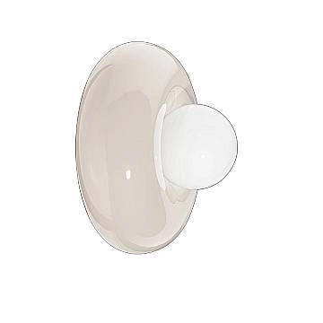 Applique Vintage Decò Bumbum Ceramica Crema 1 Luce G9