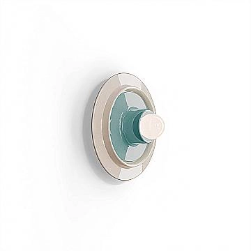 Applique Deco Voilà Ceramica Azzurro Crema 1 Luce E27
