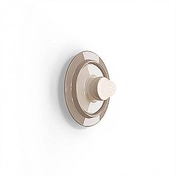 Applique Deco Voilà Ceramica Grigio Sabbia Crema 1 Luce E27