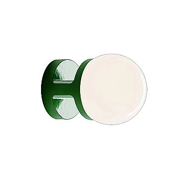 Applique Vintage Decò Habea Ceramica Verde Bali 1 Luce E27