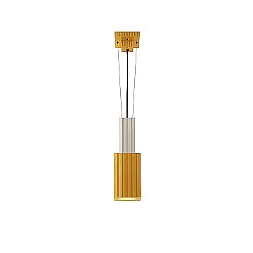 Sospensione Vintage Metra Ceramica Crema E Giallo 1 Luce E27