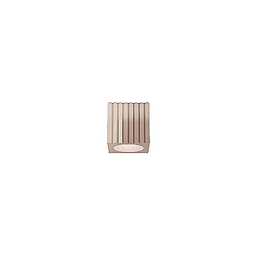 Plafoniera Vintage Metra Ceramica Grigio Sabbia 1 Luce E27