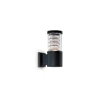Applique Moderna Tronco Alluminio Nero 1 Luce E27