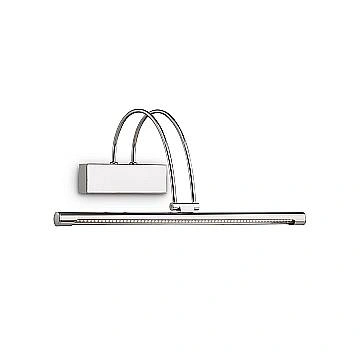 Applique Contemporanea Bow Metallo Cromo Led 4,5W Luce Calda