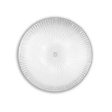 Plafoniera Classica Shell Vetro Trasparente 6 Luci E27 Plafoniera Classica Shell Vetro Trasparente 6 Luci E27