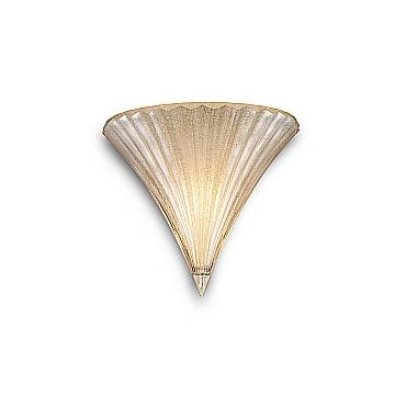 Applique Classica Santa Vetro Oro 1 Luce E14 Small