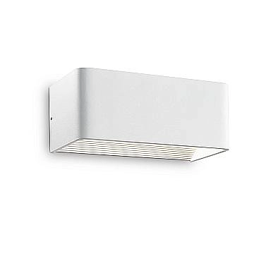 Applique Moderna Click Metallo Bianco Led 10,5W 3000K Luce Calda