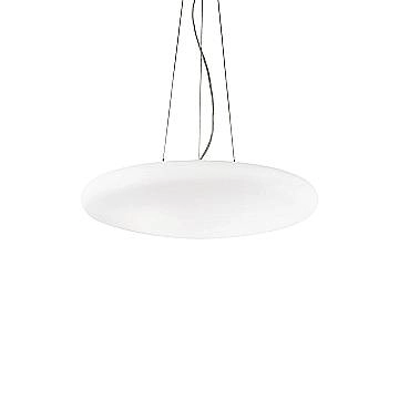 Sospensione Moderna Smarties Vetro Bianco 3 Luci E27 D42Cm Sospensione Moderna Smarties Vetro Bianco 3 Luci E27 D42Cm