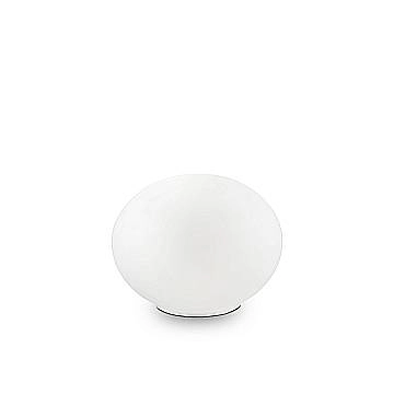 Lampada Da Scrivania-Ufficio Moderna Smarties Vetro Bianco 1 Luce G9 3W 3000K Lampada Da Scrivania-Ufficio Moderna Smarties Vetro Bianco 1 Luce G9 3W 3000K