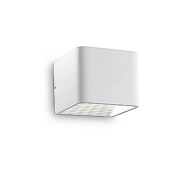 Applique Moderna Click Metallo Bianco Led 5,5W 3000K Luce Calda