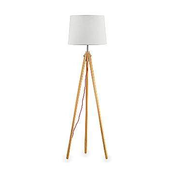 Piantana Industrial-Minimal York Legno Marrone 1 Luce E27 Piantana Industrial-Minimal York Legno Marrone 1 Luce E27