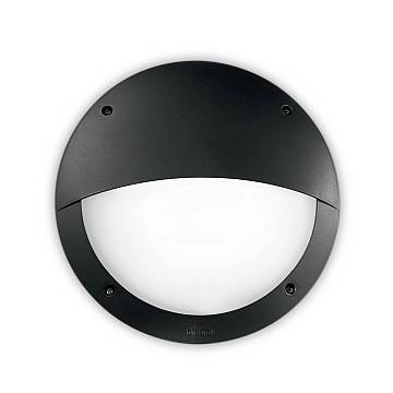 Applique Moderna Polar-2 Materie Plastiche Nero 1 Luce E27