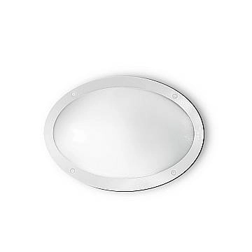 Applique Moderna Medea-1 Materie Plastiche Bianco 1 Luce E27