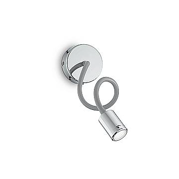 Applique Moderna Focus-1 Metallo Cromo Led 4W 3000K Luce Calda Applique Moderna Focus-1 Metallo Cromo Led 4W 3000K Luce Calda