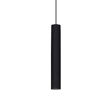 Sospensione Moderna Look Metallo Nero 1 Luce Gu10 7W 3000K Luce Calda