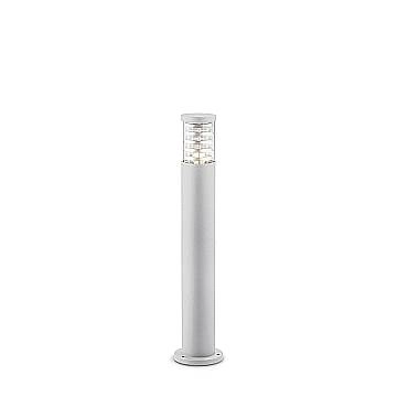 Piantana-Palo Da Esterno Moderna Tronco Alluminio Bianco 1 Luce E27 H80Cm