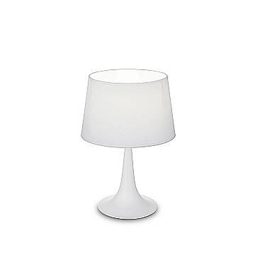 Lampada Da Scrivania-Ufficio Moderna London Metallo Bianco 1 Luce E27 Small Lampada Da Scrivania-Ufficio Moderna London Metallo Bianco 1 Luce E27 Small