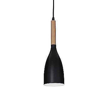 Sospensione Industrial-Minimal Manhattan Legno Nero 1 Luce E14 Sospensione Industrial-Minimal Manhattan Legno Nero 1 Luce E14