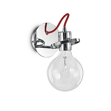 Applique Moderna Radio Metallo Cromo 1 Luce E27 8W 3000K Luce Calda Applique Moderna Radio Metallo Cromo 1 Luce E27 8W 3000K Luce Calda