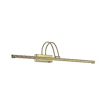 Applique Contemporanea Bow Metallo Ottone Led 8W 3000K Luce Calda
