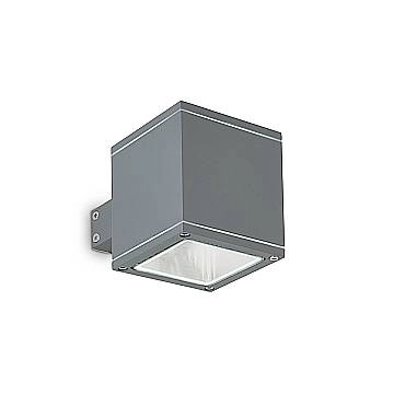 Applique Moderna Snif Square Alluminio Antracite 1 Luce G9 3W 3000K Luce Calda
